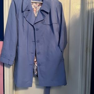 Gorgeous blue/lilac trench coat